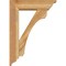 Ekena Millwork Legacy Traditional Rough Sawn Bracket w/ Offset Brace, Western Red Cedar, 6"W x 20"D x 28"H BKT0604X20X28LEC01RWR - alternate 2